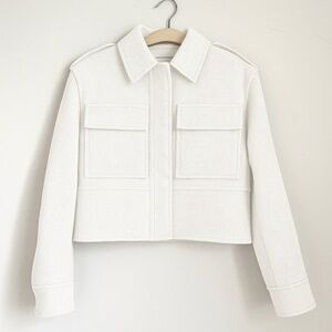 A.L.C. Lexington Ivory Utility Cropped Jacket